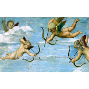Pintura a óleo famosa do Cupido da alta qualidade por Handpainted